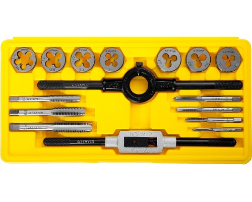 Набор метчиков и плашек MaXCut, 16 предмета STAYER 28010-H16_z01