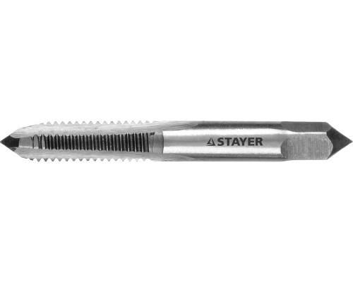 Одинарный метчик для сквозных и глухих отверстий M6x1 STAYER 28021-06-1.0