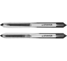 Комплект метчиков M5x0.8, 2 шт STAYER 28025-05-0.8-H2