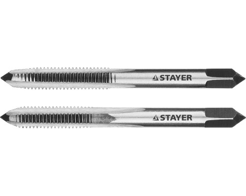 Комплект метчиков M5x0.8, 2 шт STAYER 28025-05-0.8-H2