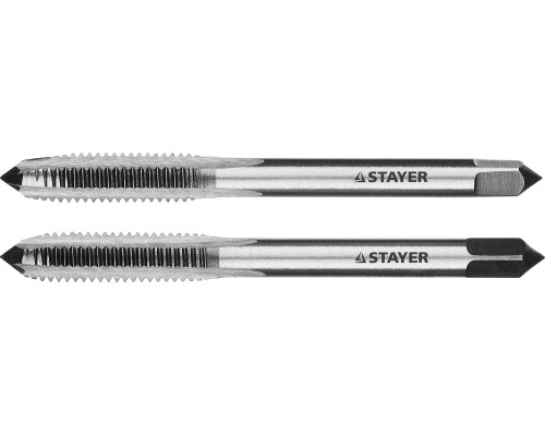 Комплект метчиков M6x1, 2 шт STAYER 28025-06-1.0-H2