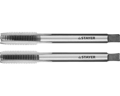 Комплект метчиков M8x1.0, 2 шт STAYER 28025-08-1.0-H2