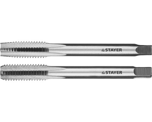 Комплект метчиков M8x1.25, 2 шт STAYER 28025-08-1.25-H2