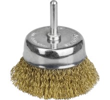 Чашечная щетка для дрели 50 мм, витая латунированная стальная проволока, 0.3 мм STAYER 35117-050_z01