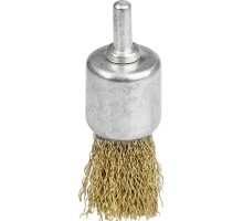 Щетка кистевая для дрели 24 мм, витая стальная латунированная проволока 0.3 мм STAYER 35113-24