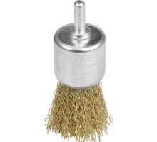 Щетка кистевая для дрели 30 мм, витая стальная латунированная проволока 0.3 мм STAYER 35113-30