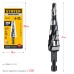 Сверло ступенчатое Pro-Max 4-12мм, 9 ступеней, винтовая спираль STAYER 29661-4-12-9