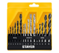 Набор комбинированных сверл Combi 16 предметов STAYER 29720-H16_z01