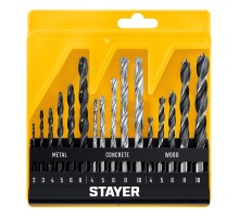 Набор комбинированных сверл Combi 16 предметов STAYER 29720-H16_z01