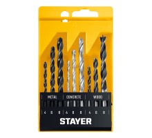 Набор комбинированных сверл Combi 9 предметов STAYER 29720-H9_z01