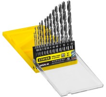 Набор сверл по металлу HSS-R, 13 шт, (1.5-6.5 мм), быстрорежущая сталь P6M5, класс В STAYER 29602-H13_z01