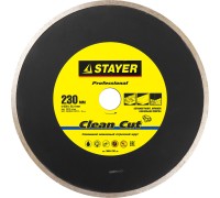 Сплошной алмазный диск Clean Cut 230 мм (25.4 мм, 5x2.4 мм) STAYER 3665-230_z01