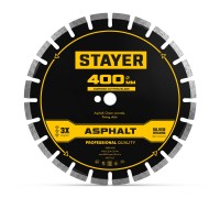 Диск алмазный по асфальту ASPHALT 400 мм STAYER 3669-400