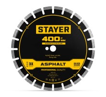 Диск алмазный по асфальту ASPHALT 400 мм STAYER 3669-400