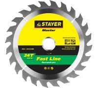 Пильный диск по дереву Fast CUT, 156, 5x12, 7 мм, 16Т STAYER 3680-156-16
