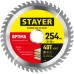 Пильный диск по дереву Optima 254x32/30 мм, 40Т, оптимальный рез STAYER 3681-254-32-40_z01