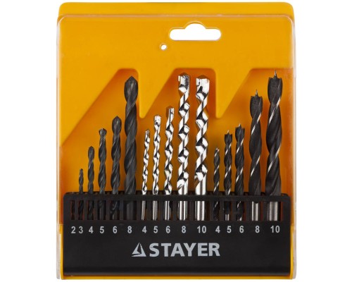 Набор комбинированных сверл STAYER 29720-H16