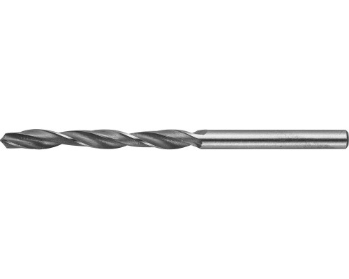 Сверло по металлу HSS-R, 4.6x80 мм, быстрорежущая сталь P6M5 STAYER 29602-080-4.6