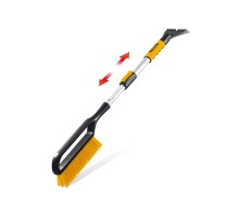 Телескопическая щетка с поворотной головой от снега автомобильная 805-1065 мм STAYER 61048