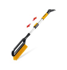 Телескопическая щетка с поворотной головой от снега автомобильная 805-1065 мм STAYER 61048