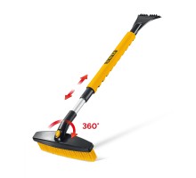 Телескопическая щетка от снега со скребком автомобильная 775-1000 мм STAYER 61046