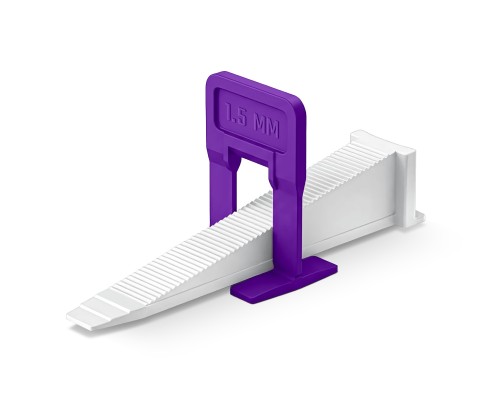 Система выравнивания плитки "ворота" СВП TileFix, комплект: 1,5 мм, зажим +клин, 50 +50 шт STAYER 33842-H50