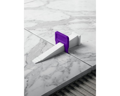 Система выравнивания плитки "ворота" СВП TileFix, комплект: 1,5 мм, зажим +клин, 50 +50 шт STAYER 33842-H50