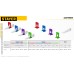 Система выравнивания плитки "ворота" СВП TileFix, комплект: 2,0 мм, зажим + клин, 50 + 50 шт. STAYER 33843-H50