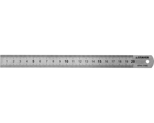 Нержавеющая линейка длина 0.2 м STAYER 3427-020_z01