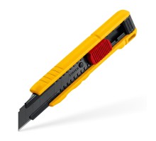 Нож из АБС пластика автостоп COBRA Black, 18 мм STAYER 0913_z02