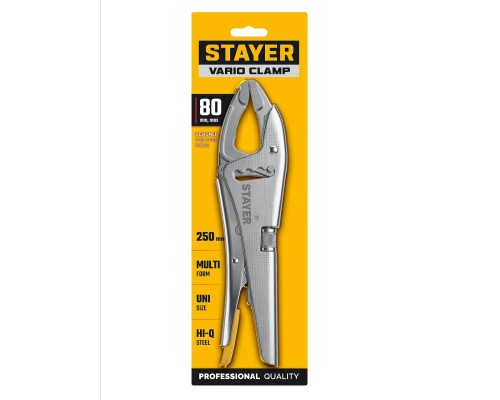 Зажимные клещи с широким зевом Vario Clamp 250 мм STAYER 2247