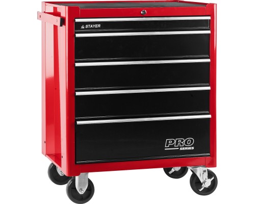 Инструментальная тележка с 5 ящиками 688x458x812 мм STAYER 38907-5