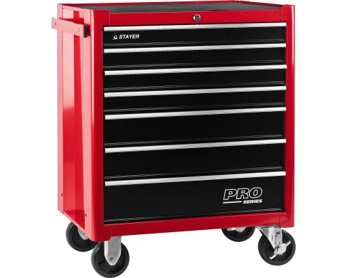 Инструментальная тележка с 7 ящиками 688x458x885 мм STAYER 38907-7