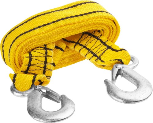 Буксировочный трос 2 крюка, 4 м, сумка, 2.5 т STAYER 61207-2.5