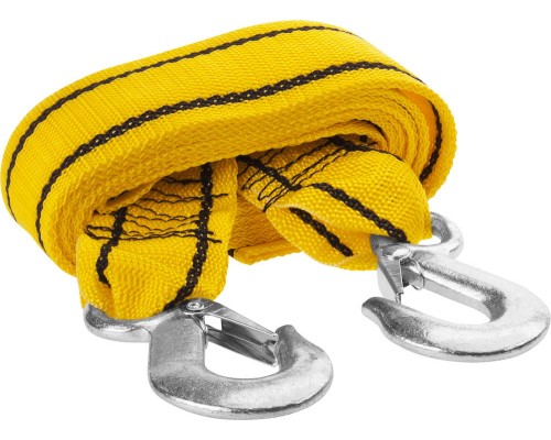 Буксировочный трос 2 крюка, 4 м, сумка, 3.5 т STAYER 61207-3.5