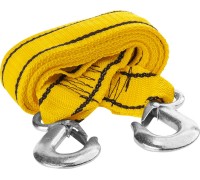 Буксировочный трос 2 крюка, 4 м, сумка, 5 т STAYER 61207-5.0