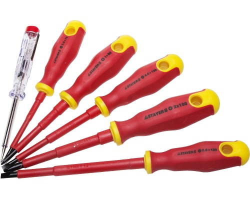 Набор диэлектрических отверток Electro, 6 предм. STAYER 25145-H6_z01