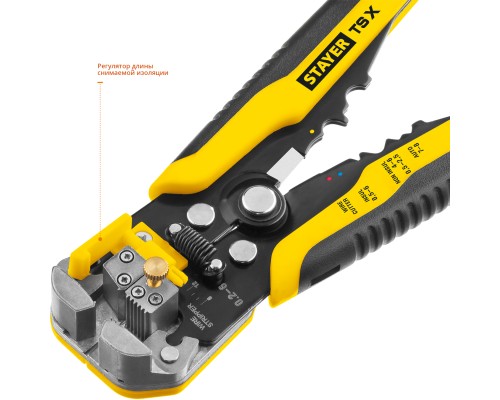 Автоматический многофункциональный стриппер TS-X, 0.2-6 мм2 STAYER 22655