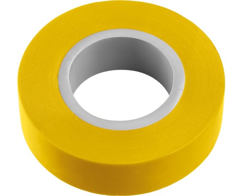 Изолента ПВХ PROTECT-20, 19 ммx20 м, 5 000 В, желтая STAYER 12292-Y