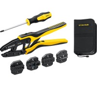 Пресс-клещи для кабельных наконечников SP-4M, 4 матрицы в сумке-чехле STAYER 45445