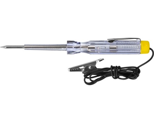Электрический пробник для автопроводки TOPElectro, 6-24 В, 120 мм, флажок-подвеска STAYER 2573-24V_z01