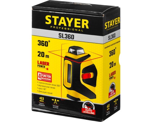 Лазерный нивелир 20 м STAYER 34962