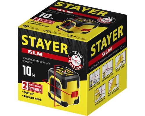 Лазерный нивелир 10 м STAYER 34961