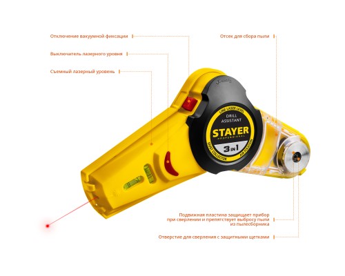 Лазерный уровень 7 м STAYER 34987