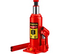 Бутылочный гидравлический домкрат RED FORCE, 8 т, 230 - 457 мм STAYER 43160-8_z01