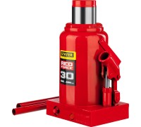 Бутылочный гидравлический домкрат RED FORCE, 30 т, 285-465 мм STAYER 43160-30_z01