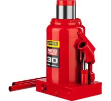 Бутылочный гидравлический домкрат RED FORCE, 30 т, 285-465 мм STAYER 43160-30_z01