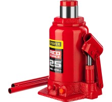 Бутылочный гидравлический домкрат RED FORCE, 25 т, 240-375 мм STAYER 43160-25_z01