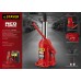 Бутылочный гидравлический домкрат RED FORCE, 16 т, 230-460 мм STAYER 43160-16_z01