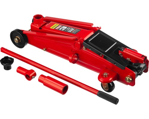 Подкатной домкрат с высоким подъемом R-55 RED FORCE, 3 т, 155-545 мм STAYER 43157-3